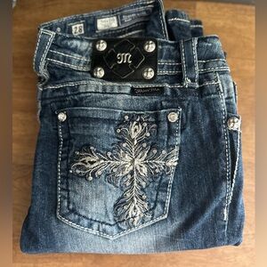 Miss Me Women's Embellished Boot Cut Jeans